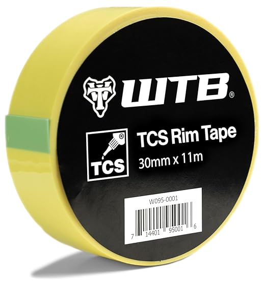 WTB Tubeless Bicycle Rim Tape (30mm x 11m) Easy Tubeless Setup & Airtight Seal, Compatible with All Tubeless Rims | bike-rim-tape