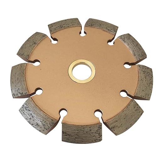 4" Crack Chaser Blade for Cured Concrete, Asphalt Repair or Joint Widen, 0.5" Width, 7/8"-5/8" Non-Threaded Arbor