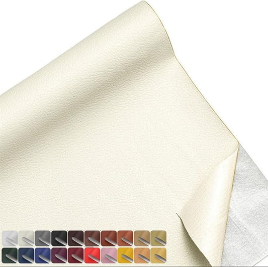 20x14 Inches Leather Repair Patch Self Adhesive, Leather Patch Tape for Furniture, Adhesive Leather Tape for Car Seat Repair, Leather Couch Repair Patch Kit