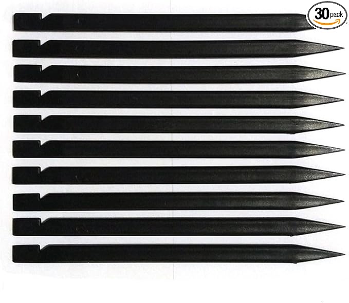 30 Pieces 4.72" Black Nylon Plastic Spudger Probe Security Opening Pry Bar for iPhone iPad Samsung Cell Phone Laptop PC LCD Screen Disassembly