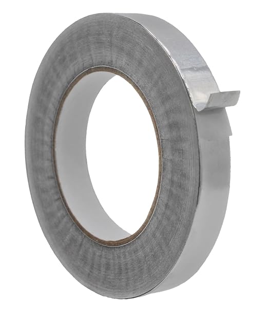 WOD Aluminum Foil Tape - 3/4 inch x 50 yds. (64-Pack) Heat Shield Reflective Sealant Tape - Ideal for HVAC, Duct, Pipe, and Metal Insulation and Repair. Low and High Temperature Resistant AFTR28