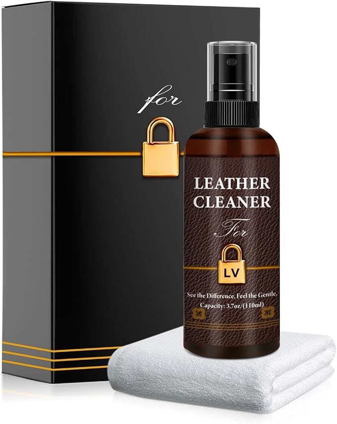 Leather Cleaner Set for Louis Vuitton, Powerful Stain Removal | Eliminate Stains, Oil, and Dirt, Restores Original Shine to Bags, Non-Toxic Formula, Suitable for LV Leathers