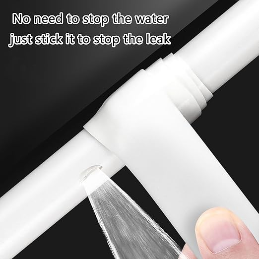 COOLHOOD Sturdy PVC Silicone Sealing Tape for Quick Leak Fix Portable and Stretchable Suitable for Various Pipe Materials