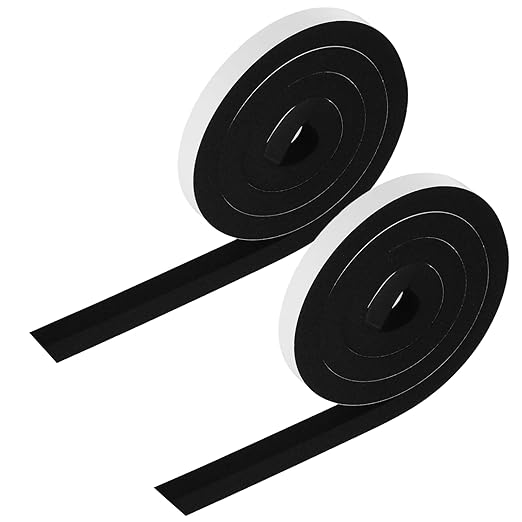 High Density Foam Tape - 3/4'' x 3/4'' x 13Ft Weatherproof Adhesive Prevent Condensation Heat Resistant Flame Retardant Weather Stripping Easy to Cut & Install & Remove for Car Doors Pipes Windows