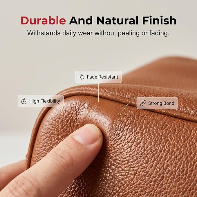 LECDOA Leather Filler, Flexible Fast Drying Leather Repair Compound, Paintable Waterproof Leather Repair Paste, Fixes Holes Tears Cracks Scratches for Car Seats Furniture Shoes (1pc)