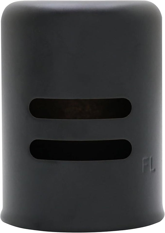 Westbrass D201-62 1-5/8" x 2-1/4" Soild Brass Air Gap Cap Only, Non-Skirted, Matte Black