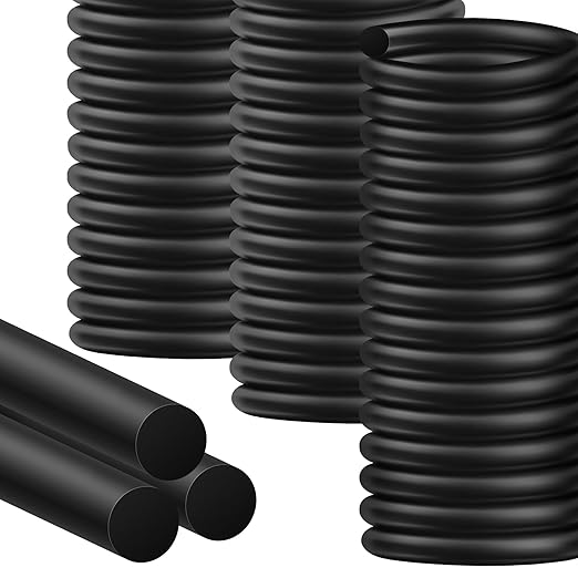 MYFAMIREA 50FT Backer Rod 1/4 Inch EPDM Rubber Caulk Saver Weather Strip Seal Concrete Expansion Joint Filler for Gaps and Joints, Black