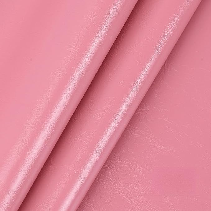 Leather Repair Patch Tape Kit,Self Adhesive Leather Repair Patch,Vinyl Repair Kit for Couches Boat Seats Furniture Cars Sofa Office Chair (Pink,7.87"×54.33")