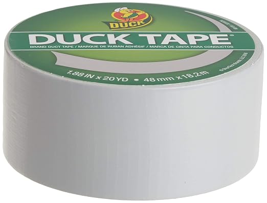 Duck Brand Colored Duct Tape, Dove Grey, 1.88 Inches x 20 Yards, Single Roll (285226)