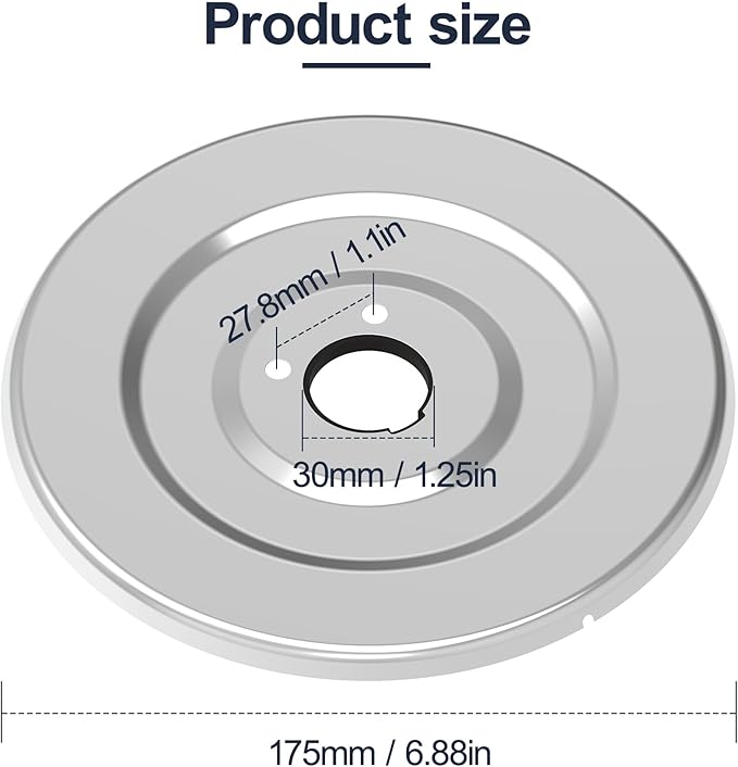 Escutcheon Replacement for Moen 16090, for One-Handle Tub and Shower Faucets