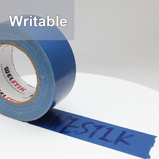 WELSTIK Professional Grade Duct Tape, Waterproof Duct Cloth Fabric,Duct Tape for Photographers,Repairs, DIY, Crafts, Indoor Outdoor Use (2 Inch X 45 Yards, Blue)