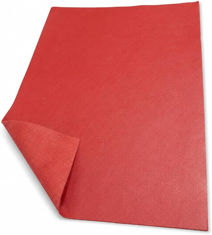 REED Leather HIDES - Cow Skins (40 Square Foot, RED) | Arts and Crafts