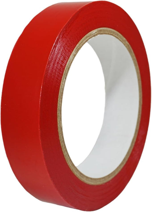 GGR SUPPLIES T.R.U. CVT-536 Red Vinyl Pinstriping Dance Floor Tape: 1 in. Wide x 36 yds. Several Colors