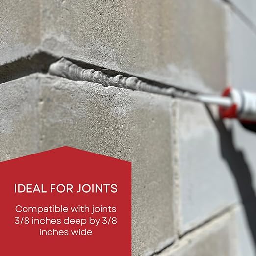 Akona Mortar Repair Tube for Tuckpointing, Sealing, and Repairing Stone, Brick, and Block Walls, Gray, Paintable, Fast Drying (10 Ounce, 1) (Pack of 3)
