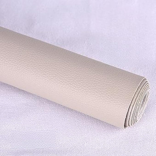Leather Repair Patch Tape Kit,Self Adhesive Leather Repair Kit for Furniture,Vinyl Repair Kit for Couch,Sofa,Car Seats,Office Chair Luggage (Light Grey,19.69"×53.94")