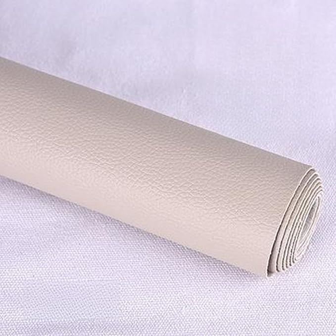 Leather Repair Patch Tape Kit,Self Adhesive Leather Repair Kit for Furniture,Vinyl Repair Kit for Couch,Sofa,Car Seats,Office Chair Luggage (Light Grey,16.93"×55.12")