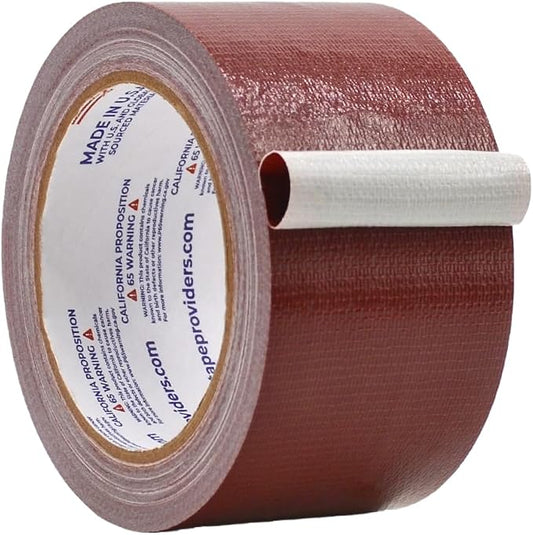 WOD DTC10 Advanced Strength Industrial Grade Burgundy Duct Tape, 2.5 inch x 60 ft. Waterproof, UV Resistant For Crafts & Home Improvement