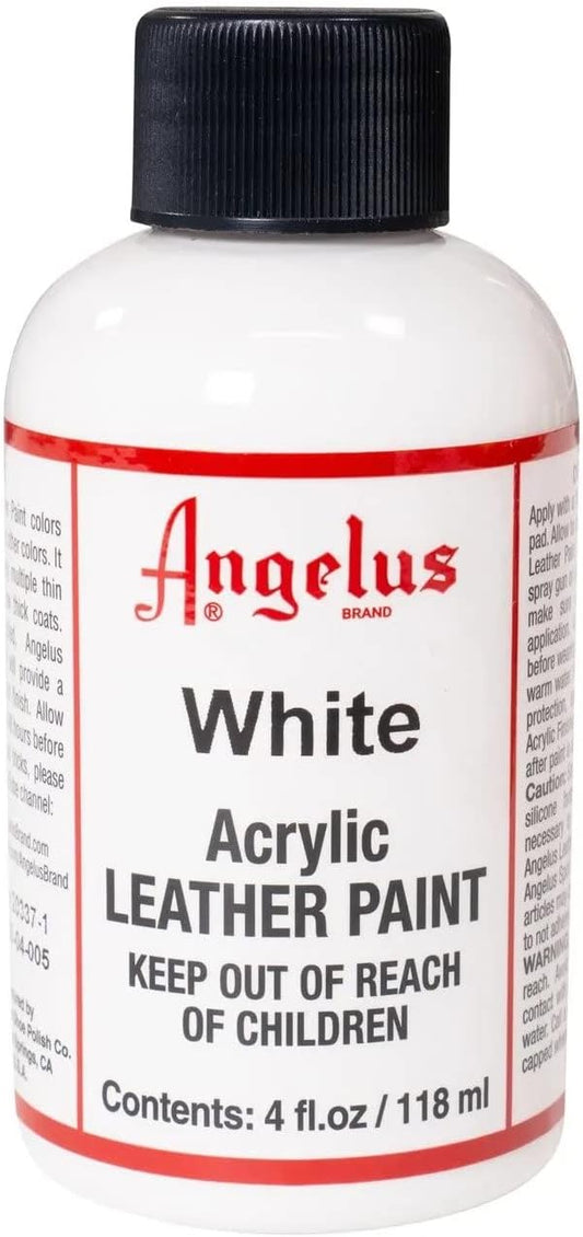 Angelus Acrylic Leather Paint 4oz White