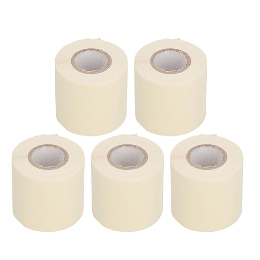 5 Packs Air Conditioner Pipe Tape, 2.4in x 46ft Oil Resistant PVC Insulation Tape Pipe Wrap for AC Lines Electrical Wires Water Pipes HVAC Protective Wrap, Leak Repair (Beige)