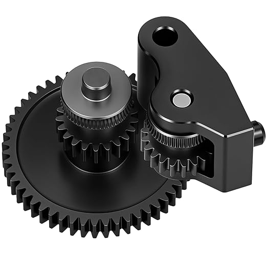 Extruder Gear Kit for Elegoo Centauri Carbon & Centauri Series, Hardened Steel Dual Gear Upgrade with POM Lever for Smooth Feeding & Wear-Resistant Extrusion – 3D Printer Accessories