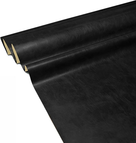 NPBAG Leather Repair Patch Kit 25 x 50 Inches, Self-Adhesive Leather Tape Upholstery Vinyl Sticker for Couches, Sofa, Furniture, Car Seats, Bags, Jackets (Crazy Horse)