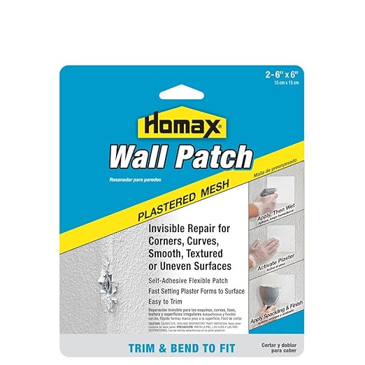 Homax 6"x6" 12 Pack Pre-Plastered Mesh Wall Patch