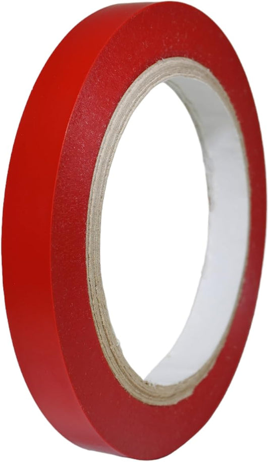 GGR Supplies T.R.U. CVT-536 Red Vinyl Pinstriping Dance Floor Tape: 1/2 in. Wide x 36 yds. Several Colors