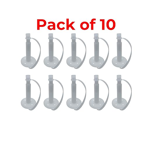 Liquid Concrete Standard Surface Injection Ports with Attached Caps (10)