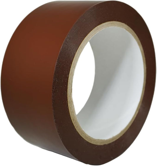 GGR SUPPLIES T.R.U. CVT-536 Brown Vinyl Pinstriping Dance Floor Tape: 2 in. Wide x 36 yds. Several Colors