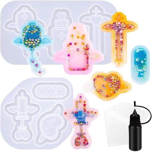 Resin Shaker Molds Kits Set with Films Medical Angels