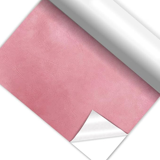 8x47 Inch Leather Repair Tape,Self Adhesive Leather Patches for Furniture,Vinyl Repair Kit for Couches,Bed,Car Seats,Chair (Light Pink)