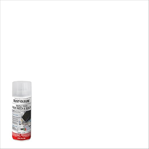 Rust-Oleum Triple Thick Roof Patch and Sealer Spray, 13 oz, Clear