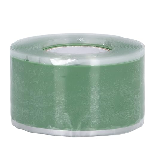 Self Fusing Waterproof Silicone Adhesive Tape for Waterproof Repair of Water Pipe Repair (Green)