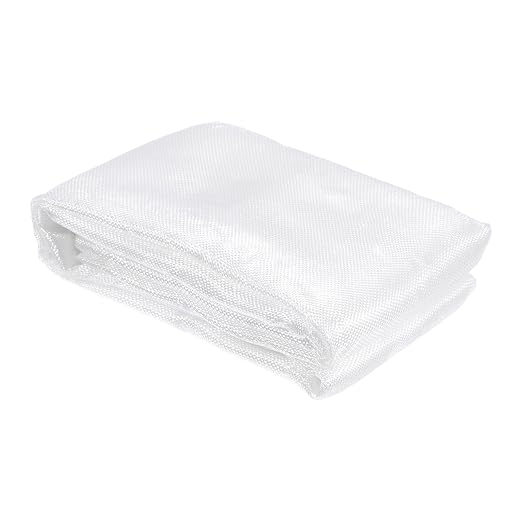 MECCANIXITY Fiberglass Cloth 5 OZ/135g 300cm(3.27 Yards) x1m x 0.12mm E Glass Plain Weave Glass Fiber 43 Sq Feet, Woven Fabric for Boat RC Plane Auto Surfboard Tub Pool Repair