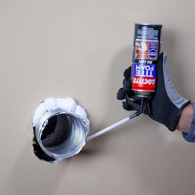 Loctite Tite Foam Big Gaps Spray Foam Sealant, Polyurethane Expanding Insulation - 12 fl oz Can, Pack of 2