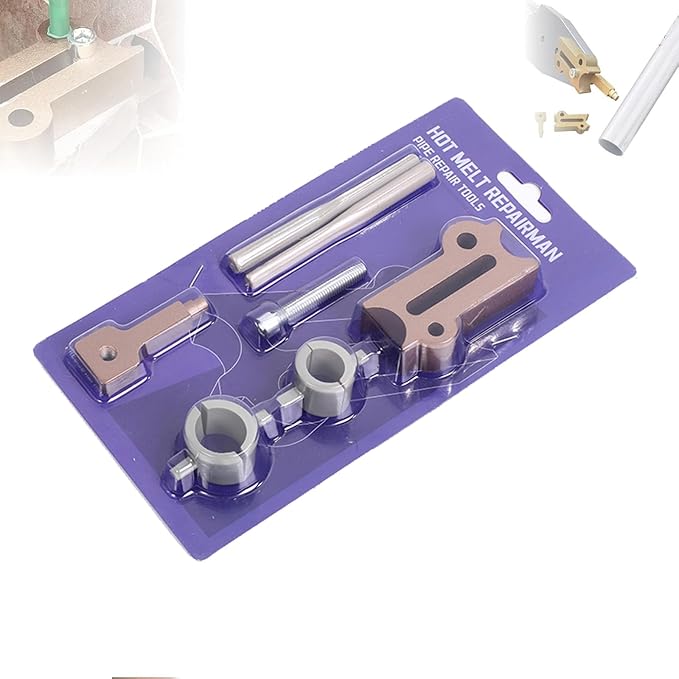 Water Pipe Repair Tool Kit, Plumbing Leak Stopper Set with Self-Fusing Silicone Tape, Portable Leak Fix Kit, Repair for Plumber, Home Renovation, Kitchen, Bathroom, and Emergencies, Maintenance Use