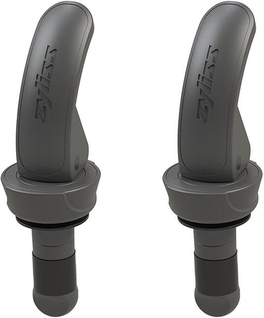 Zyliss Bottle Stoppers 2 Piece Set – Reusable Leak-Proof Wine and Drink Sealers with Ergonomic Wheat Straw Handles, Durable Rubber Seal, Fits Carbonated and Still Bottles, Dishwasher Safe