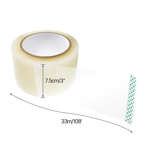 TEXALAN(R Greenhouse Repair Tape Waterproof Polyethylene Film Tape Sealing Tape 3in x 108ft 6mil
