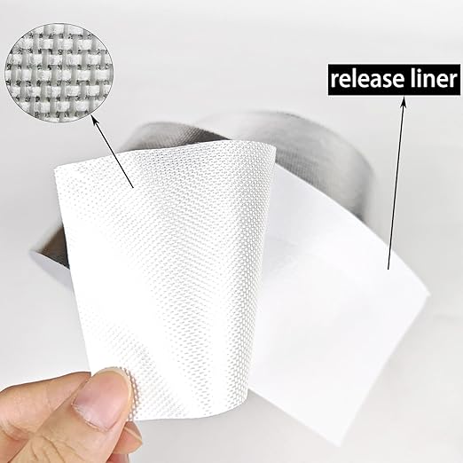 Silver Aluminum Foil Tape 6in x 66ft High Temperature Adhesive Muffler Tape Heat Shield Blocking Tape for HVAC/Air Conditioning Pipe/Car Exhaust Pipe