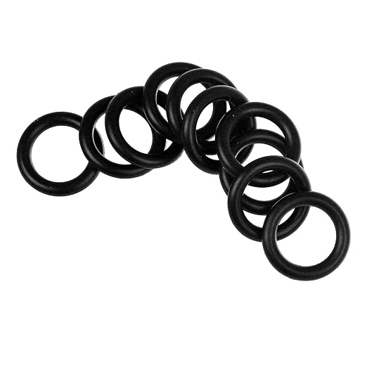 10Pcs Propane Tank O Ring Replacement for POL Regulators, RV Grill | Soft rubber gasket rings for propane cylinders, helps refresh worn tank connections for cookouts and campers