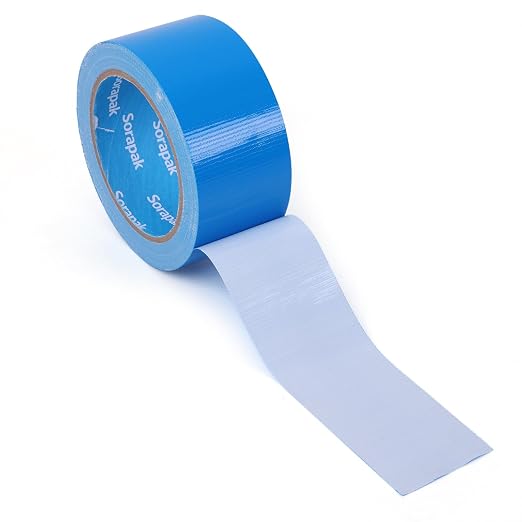 Colored Duct Tape 6 Rolls, 2 in x 20 yd, Rainbow Tape for DIY Crafts | Strong Adhesive, Easy Tear, Waterproof for Packing, Repairs, Color Coding, Home, School & Office