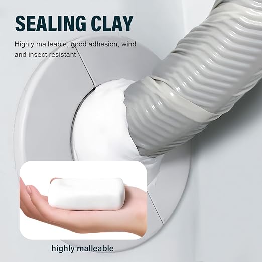 New Type Waterproof Sealant Mastic, 2025 Waterproof Repair Sealing Clay, Quick Mending Mud for Drain Connection, Air Conditioning Hole, Wall Gaps Filler (12pcs, 30g)