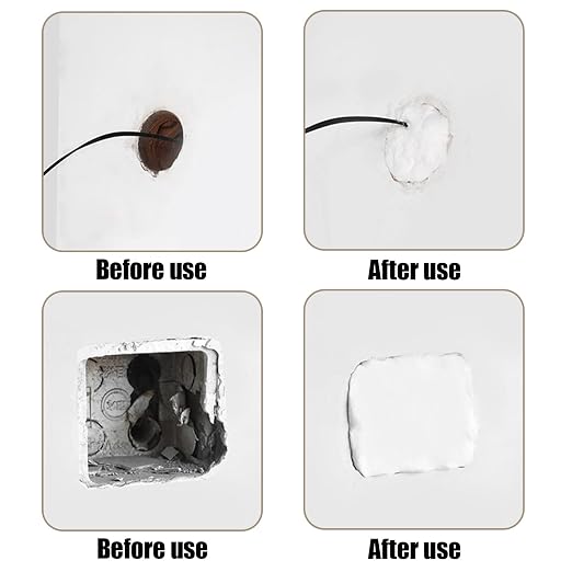 6-Pack 2026 Upgraded Sealant Mastic, Fast Drying Repair Sealant Clay, Quick Mending Putty for Drain Pipe Connection, Wall Holes & Air Conditioning Holes