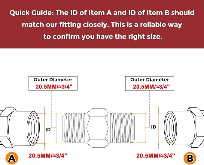 Pack of 12, 1/2" MNPT To 1/2" MNPT Solid Brass Hex Nipple Hose Connectors W/Sealing Tapes, Male Pipe Adapter for Pipe Leak Repair, Bathroom Remodeling, Tool Extension, Compression