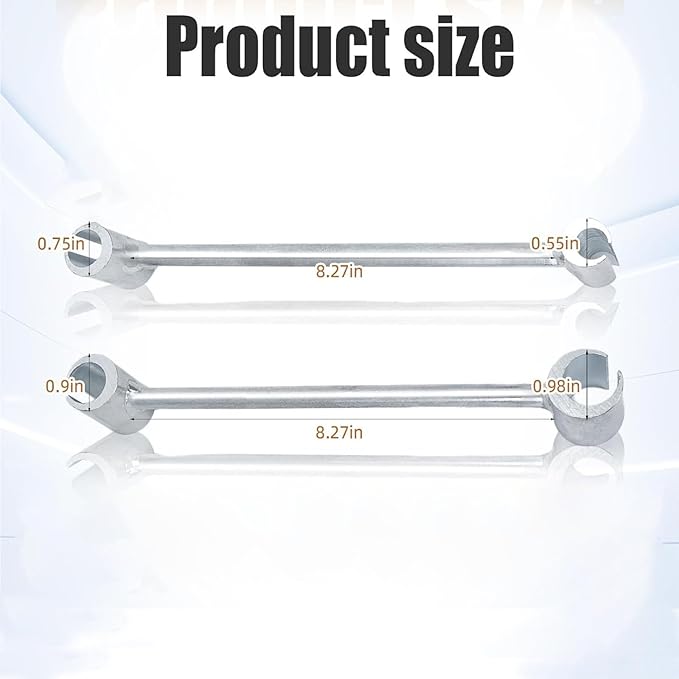 2 Pack Hinges Gap Adjusting Wrench, Door Hinge Repair Tool, Door Hinge Repair Spanner,14-18 mm and 23-25mm Door Hinge Adjustment Tool ，Hand Tools Adjustable Wrench Tools