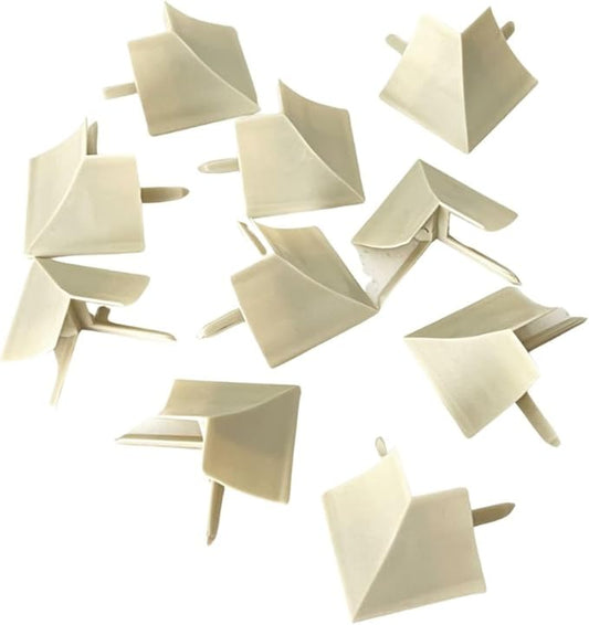 InstaTrim ‎OUTCAPIVR_05-10 Wide End Cap Pieces Moldings & Trims, Ivory