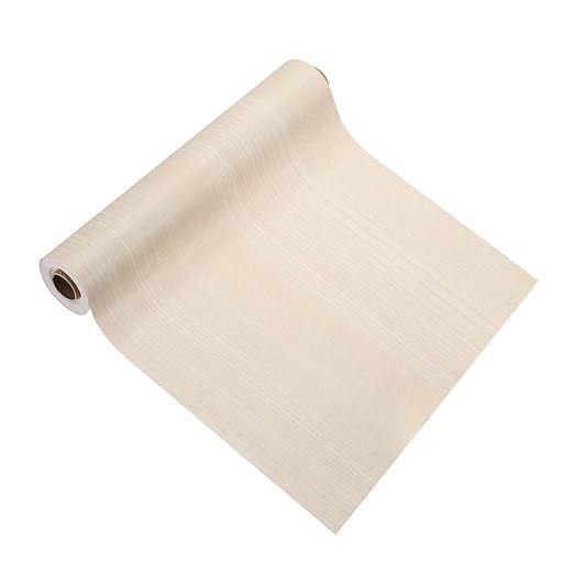 PATIKIL Wood Grain Tape 12" x 32 ft, Self-Adhesive Wood Texture Repair Tape Realistic Wooden Effect Patch for Furniture Cabinets Floor Walls, Poplar Wood