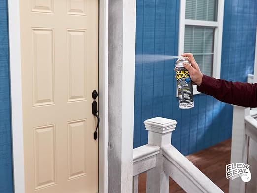 Flex Seal – Stop Leaks Fast! Rubberized Waterproof Coating Spray, Ideal for Roofs, Holes, Cracks, DIY Projects, Automotive Fixes, Indoor & Outdoor Repairs, and More – Clear, 14 oz. (397 g) – 2 Pack