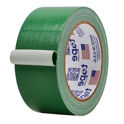 MAT Duct Tape Dark Green Industrial Grade, 2 inch x 60 ft. Waterproof, UV Resistant for Crafts, Home Improvement, Repairs, & Projects