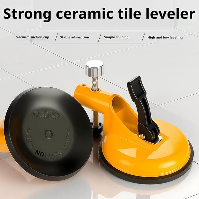 Adjustable Height Setter,Professional Countertop Leveling Tool with Heavy-Duty Suction Cups,Tile Countertop Installation Tools,Aluminum Alloy Wall Tile Leveler for Stone Slab Installation & Repair